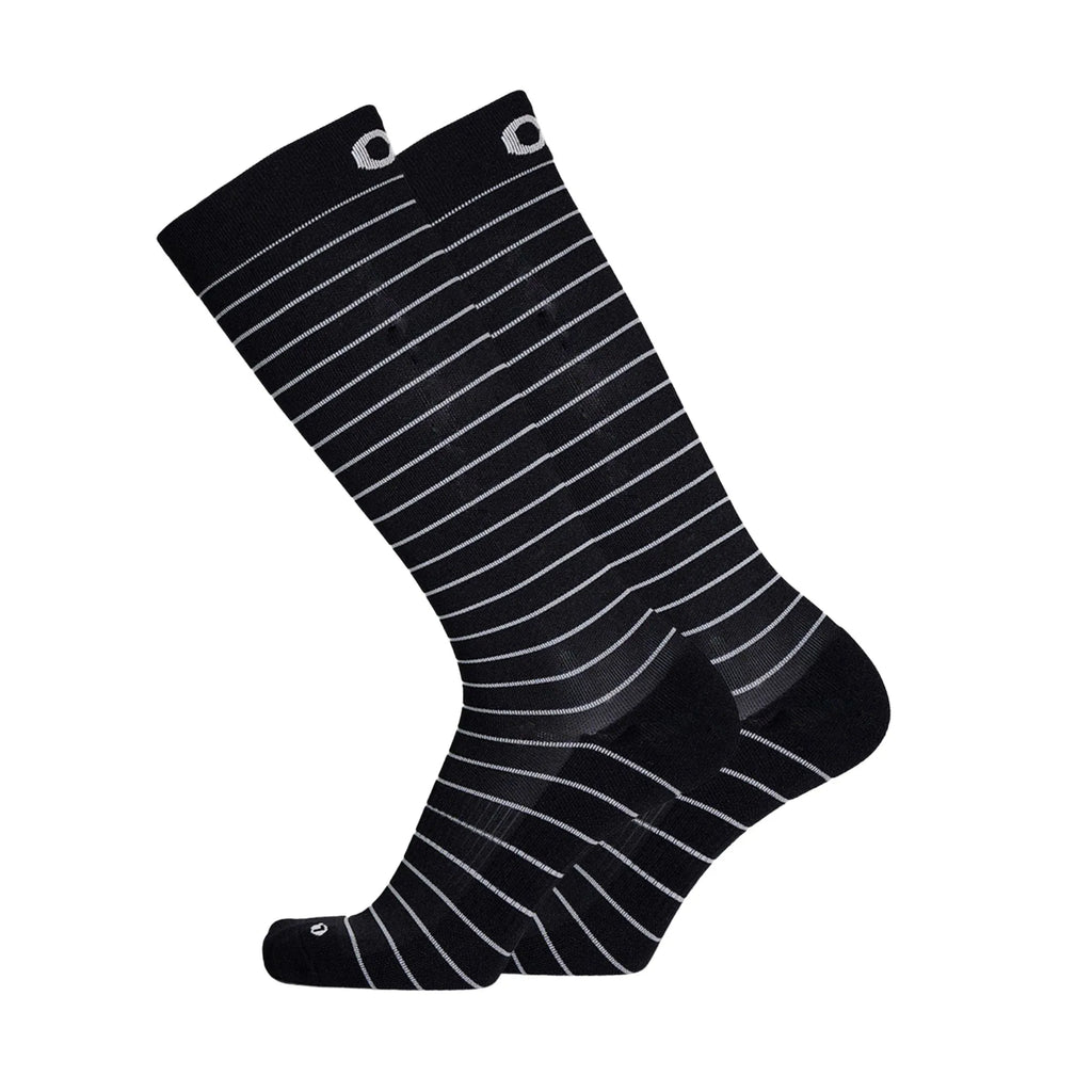 OrthoSleeve black striped compression socks