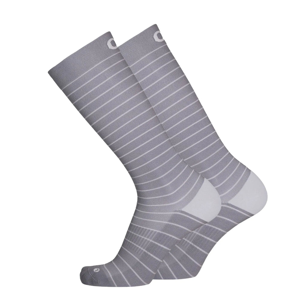 OrthoSleeve grey striped compression socks