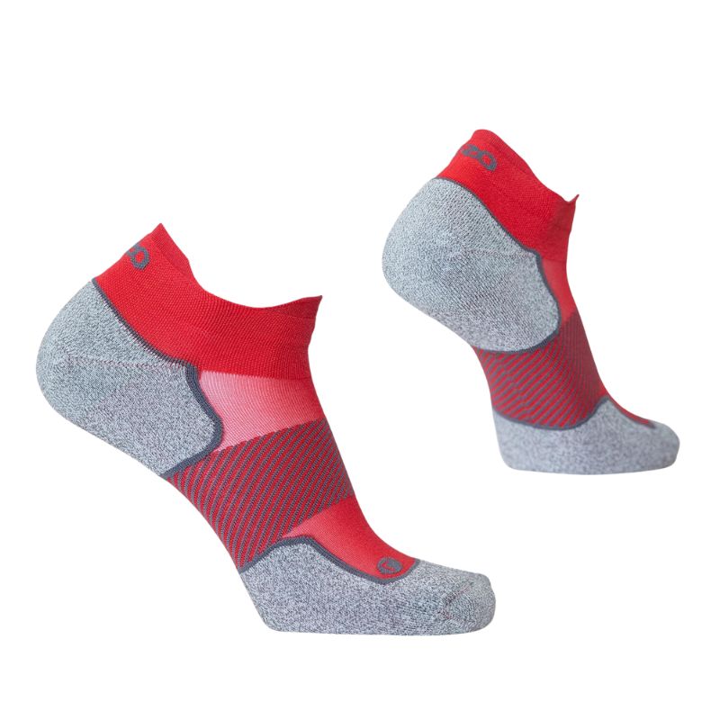 The OS1st Pickleball Socks in Red no show